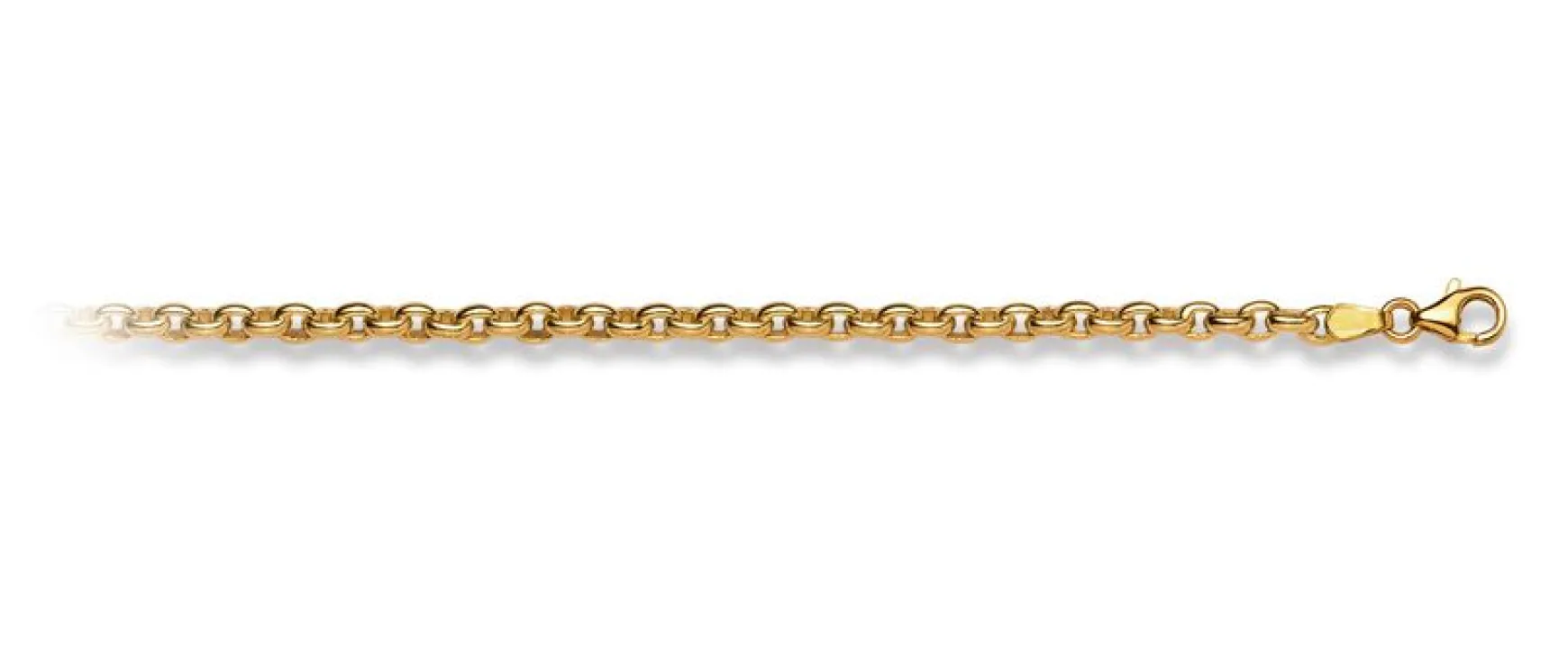 Collier Anker Gelbgold 750, 3.7mm, 55cm