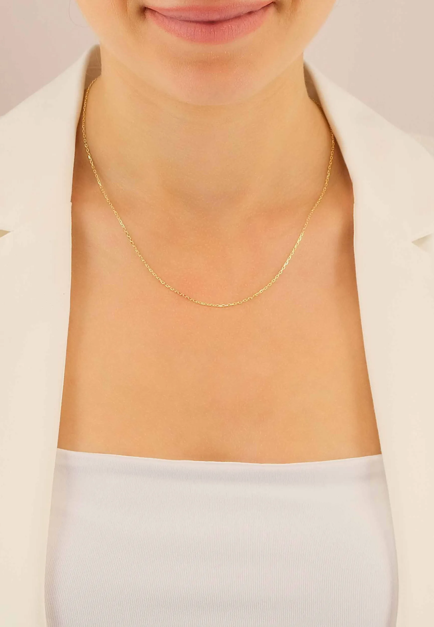 Collier Anker Gelbgold 750, 1.2mm, 45cm