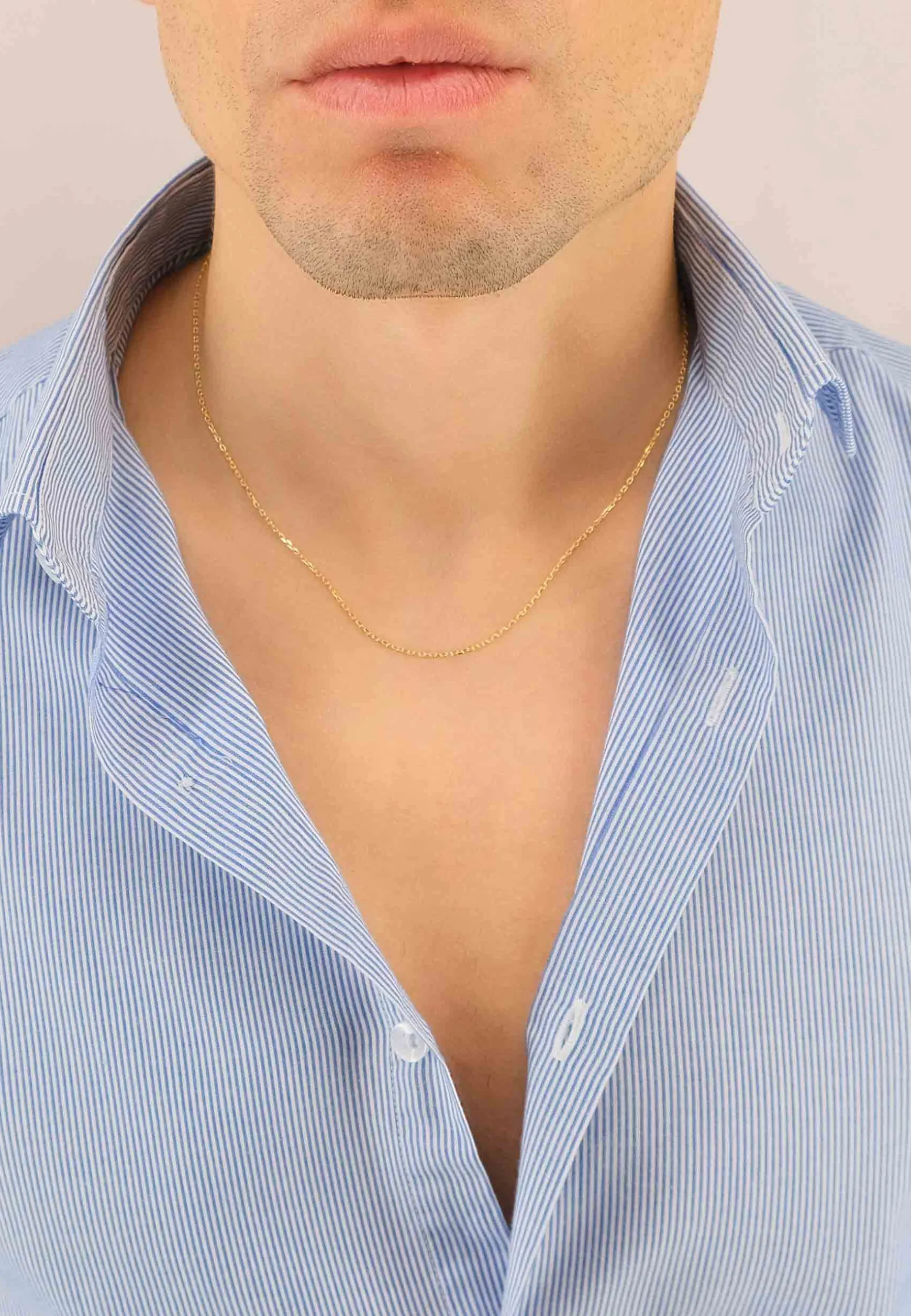 Collier Anker Gelbgold 750, 1.2mm, 45cm