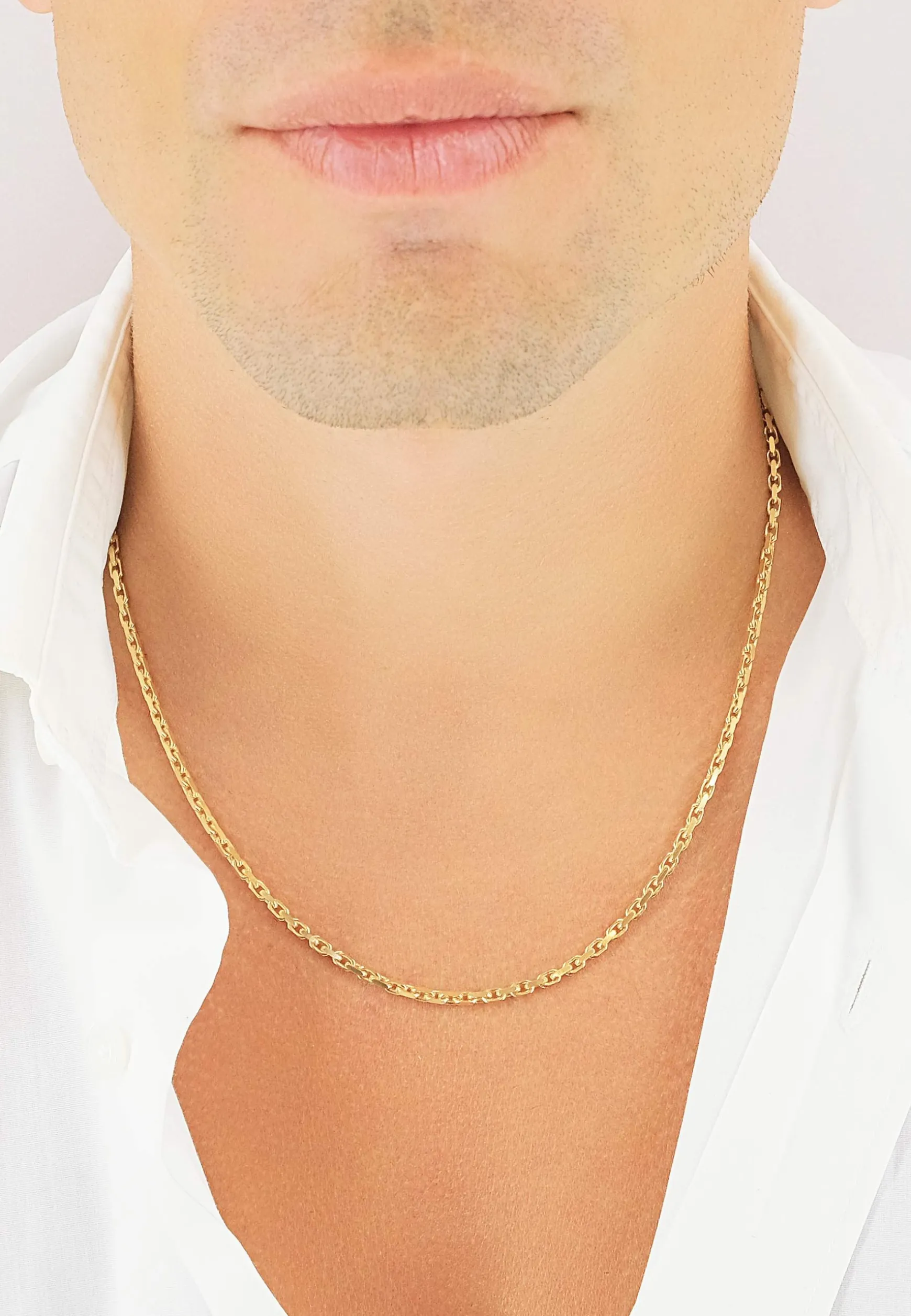 Collier Anker Gelbgold 750, 2.6mm, 55cm