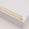 Collier Anker rund Gelbgold 750, 2.5mm, 55cm