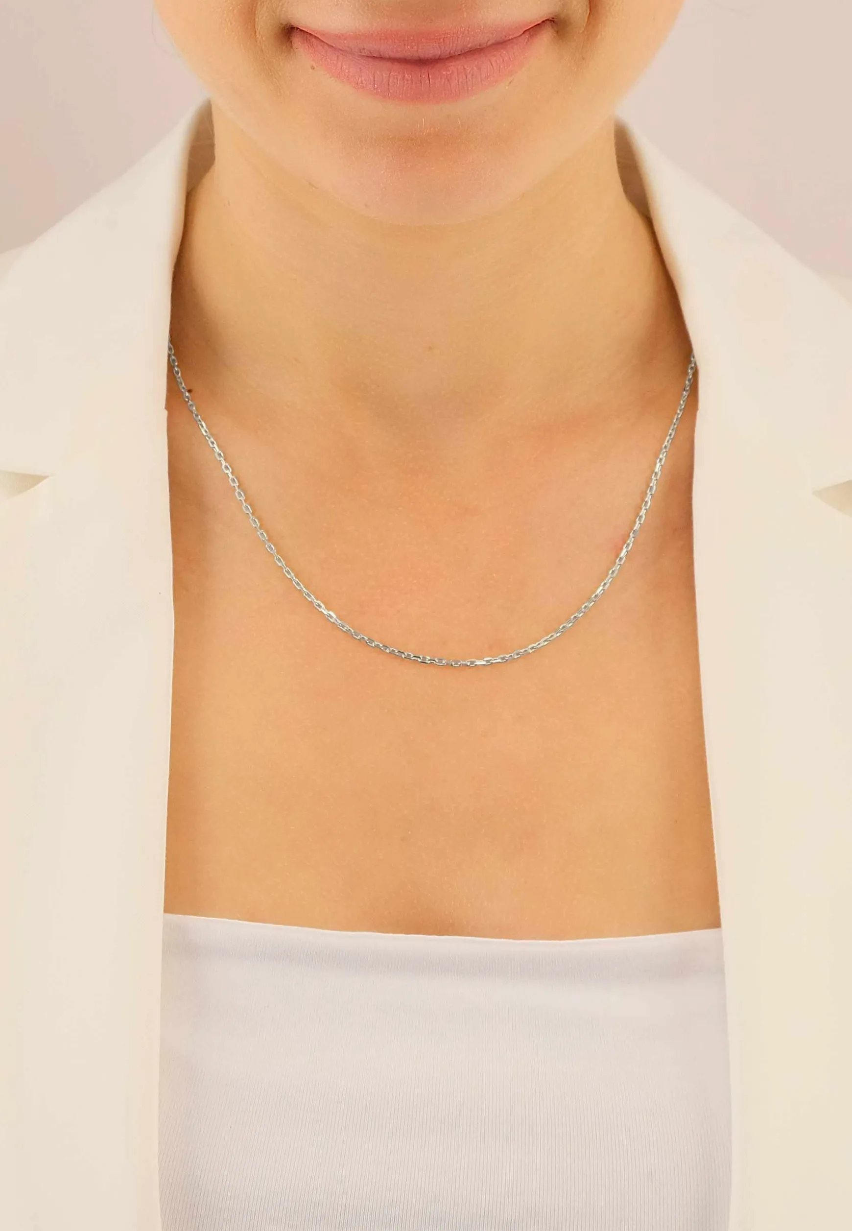 Collier Anker Weissgold 750, 1.7mm, 42cm