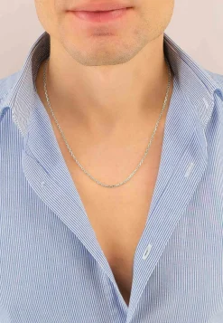 Collier Anker Weissgold 750, 2mm, 45cm