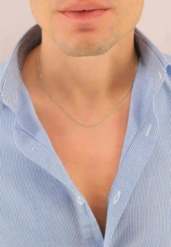 Collier Anker Weissgold 750, 0.9mm, 42cm