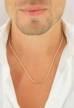 Collier Boa Gelbgold 750, 2.4mm, 50cm