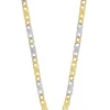Collier Carrera Bicolor Gelb-/Weissgold 750, 4mm, 45cm