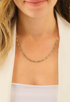 Collier Carrera Bicolor Gelb-/Weissgold 750, 4mm, 45cm