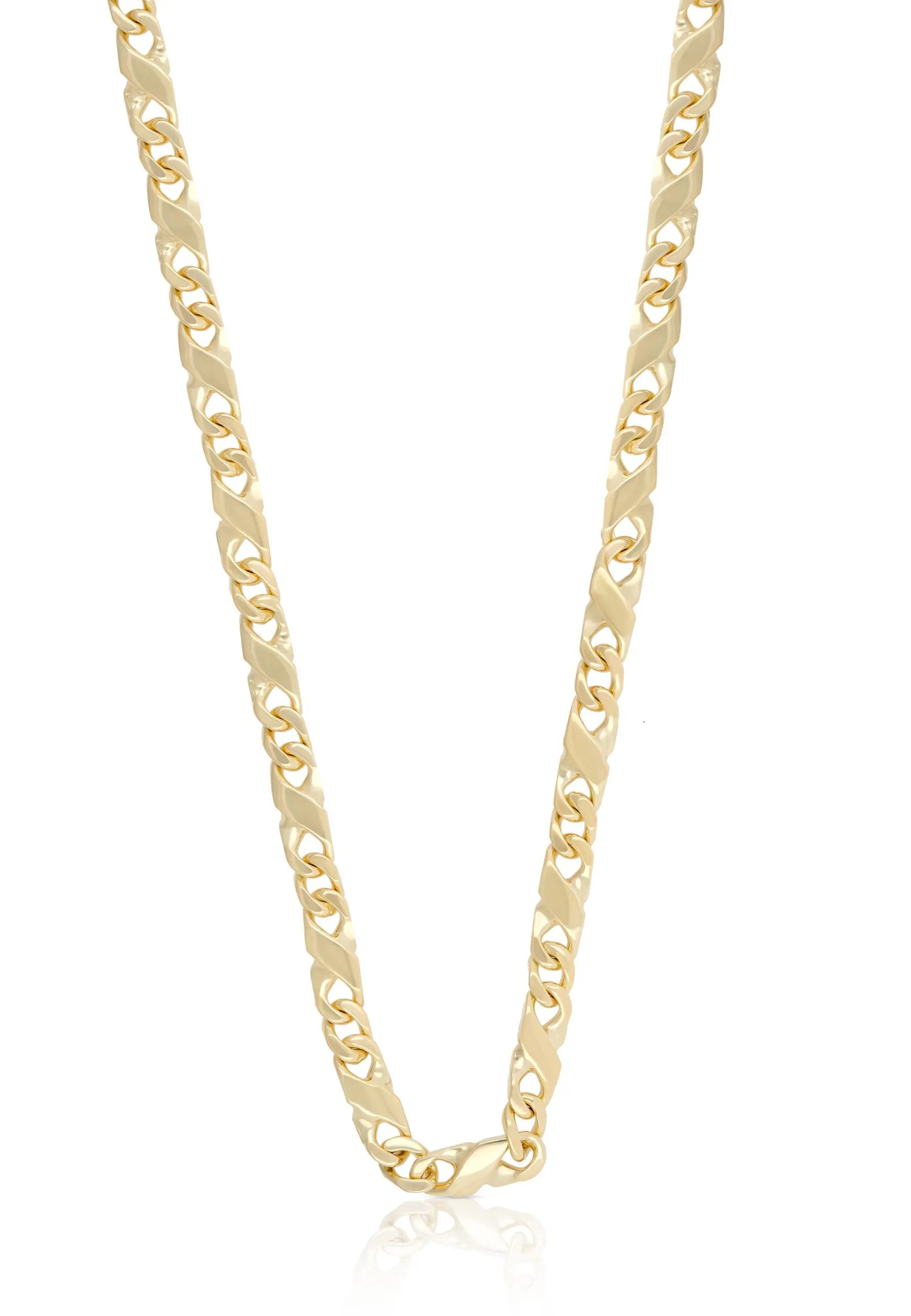 Collier Carrera Gelbgold 750, 4mm, 50cm