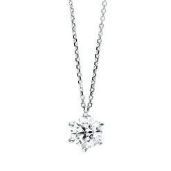 Collier Diamant 0.75ct. Weissgold 750, 45cm