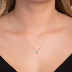 Collier Diamant 0.30ct. Weissgold 750, 45cm