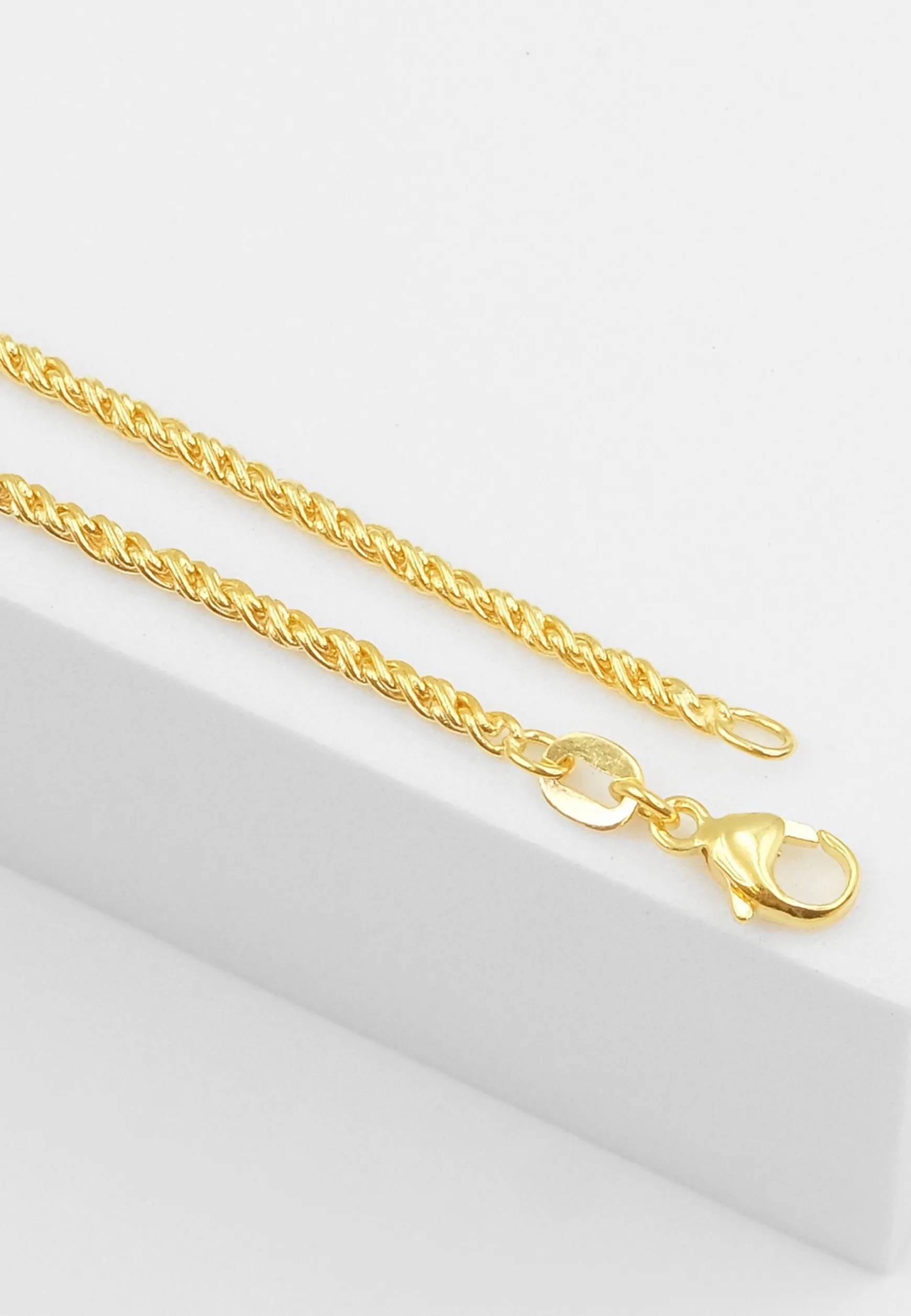 Collier Doppelanker Gelbgold 750, 1.9mm, 45cm