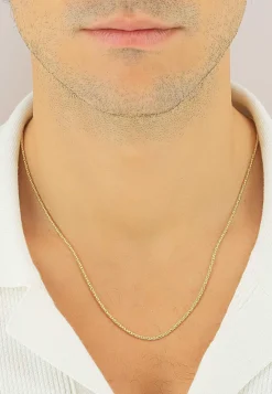 Collier Doppelanker Gelbgold 750, 1.9mm, 45cm