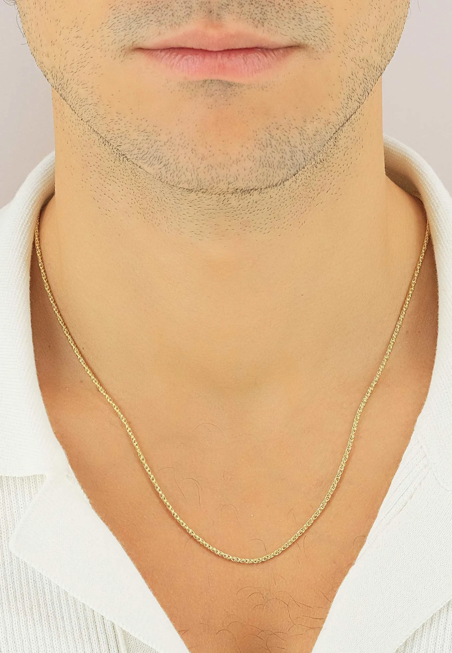 Collier Doppelanker Gelbgold 750, 1.9mm, 45cm