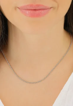 Collier Doppelanker Weissgold 750, 1.9mm, 45cm