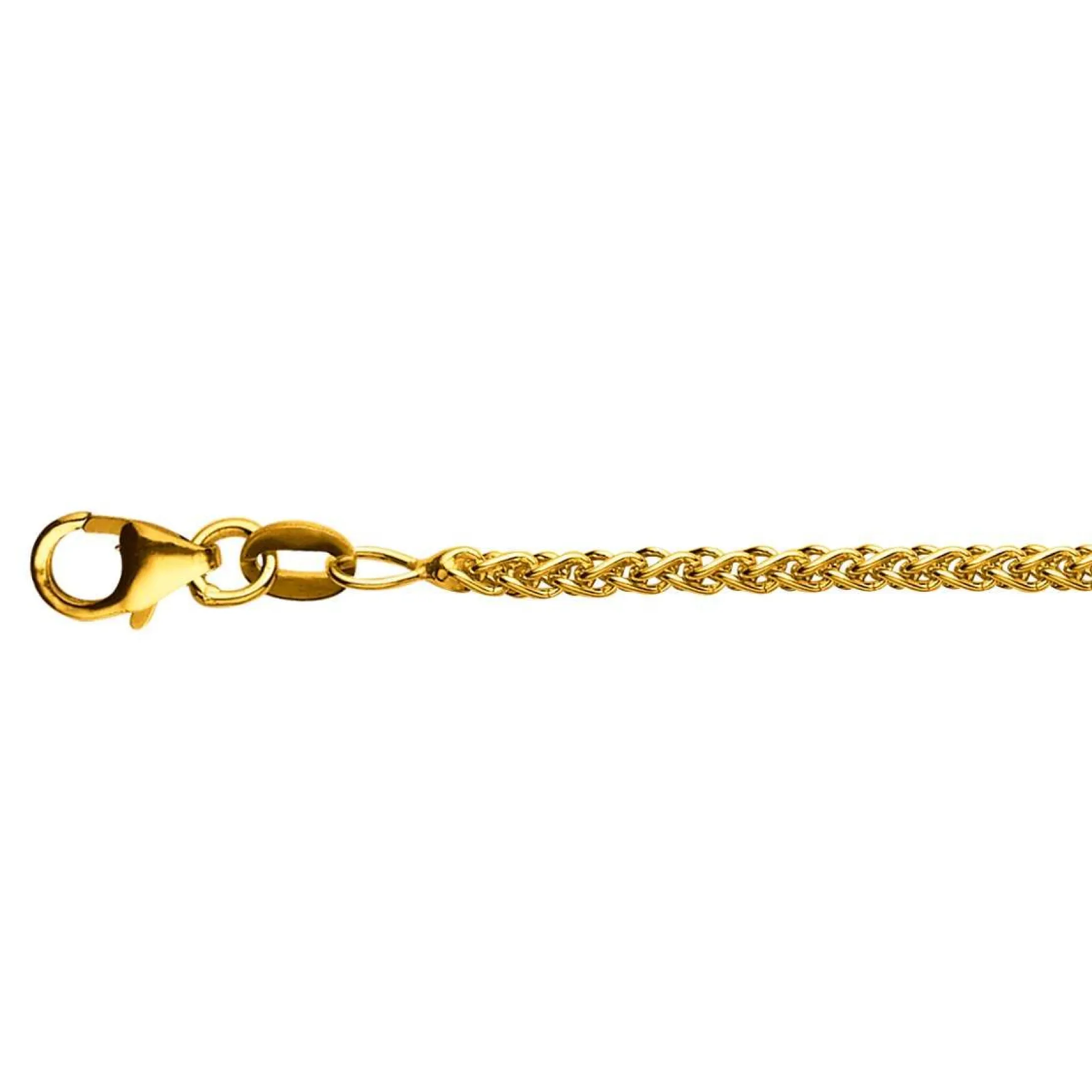 Collier Erbs Gelbgold 750, 1.5mm, 45cm