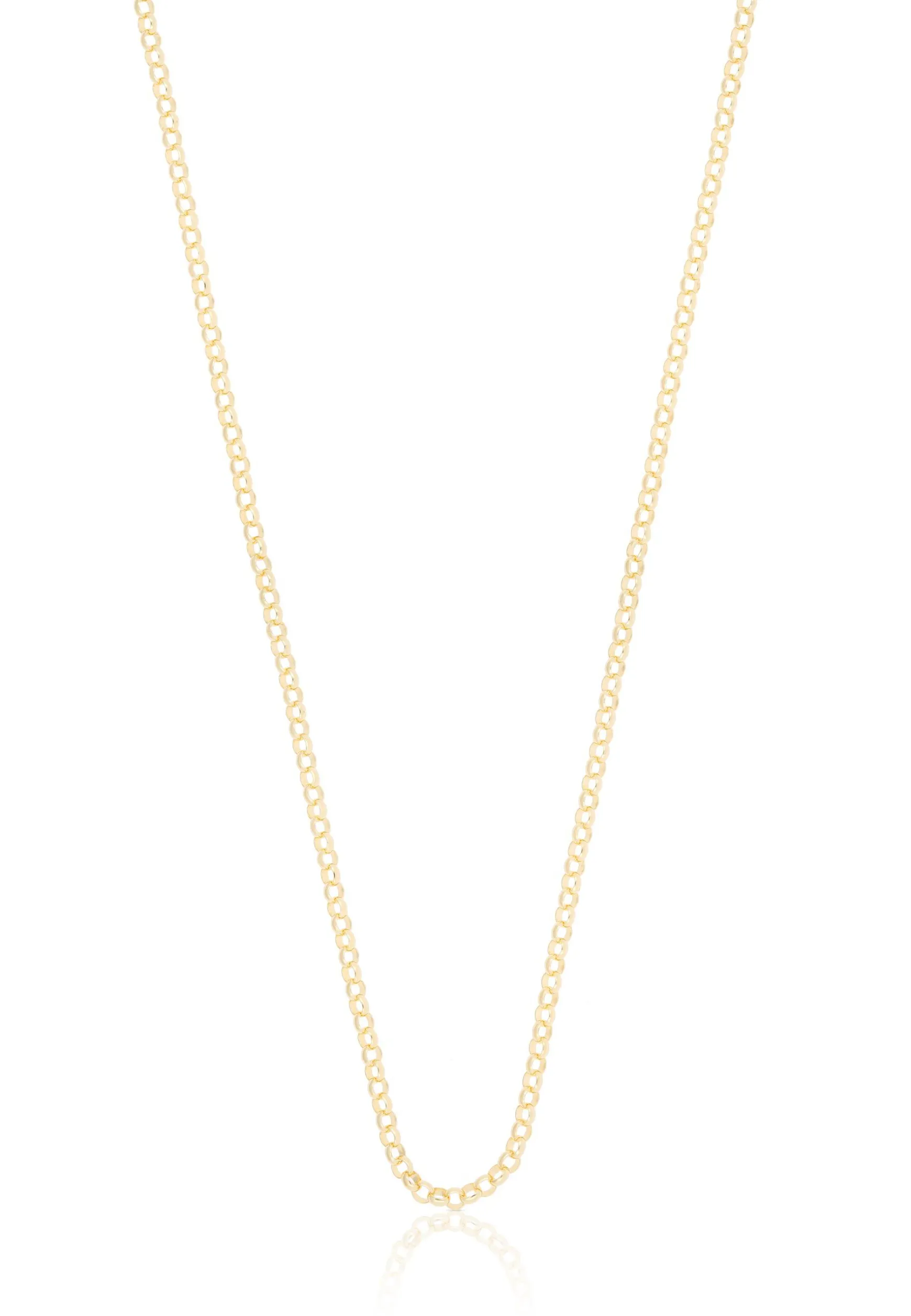 Collier Erbs Gelbgold 750, 2mm, 45cm
