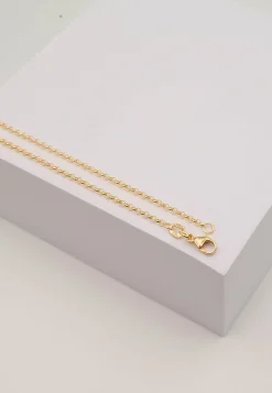 Collier Erbs Gelbgold 750, 2mm, 45cm