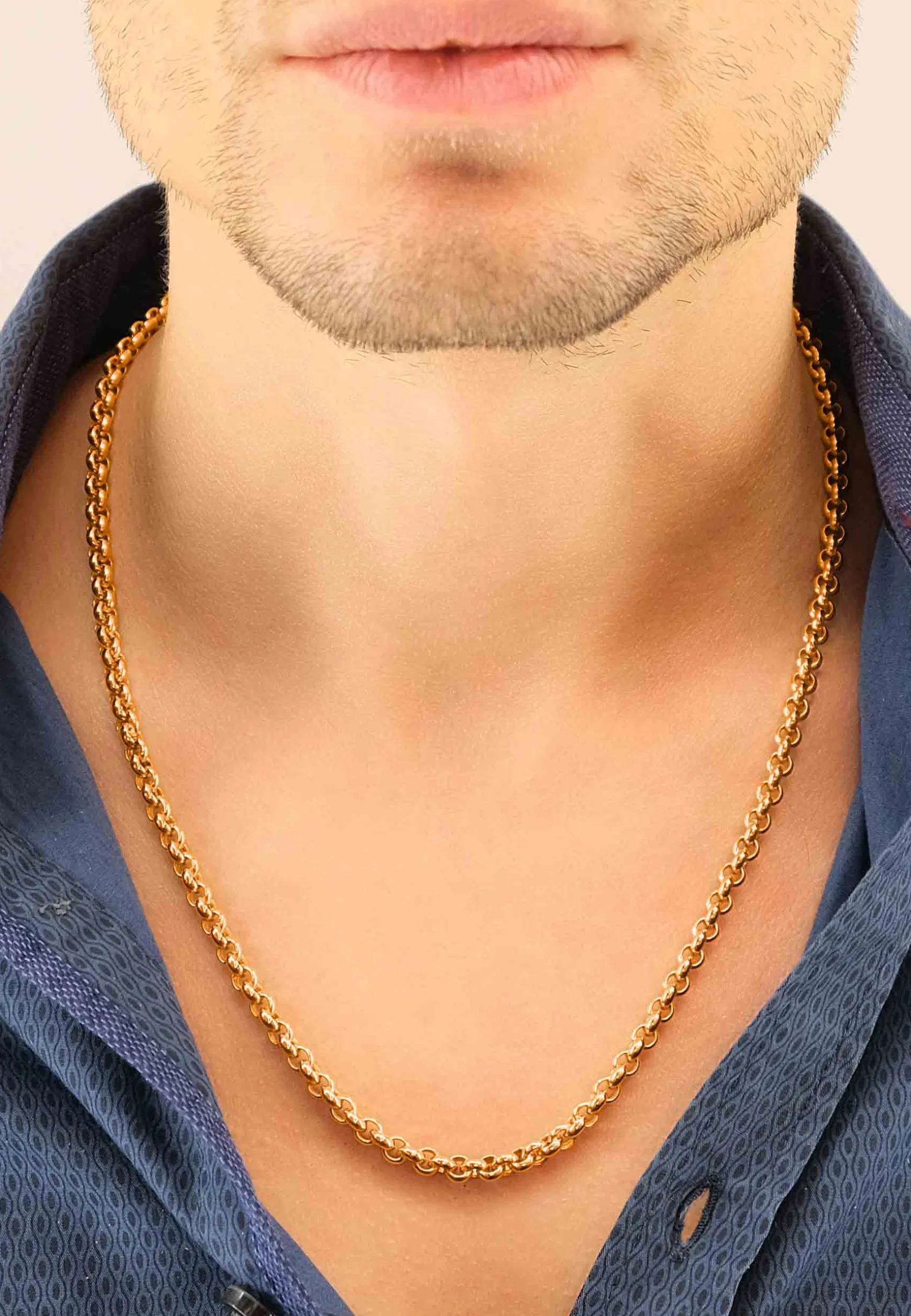 Collier Erbs Rotgold 750, 5mm, 50cm