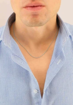 Collier Erbs Weissgold 750, 2mm, 50cm