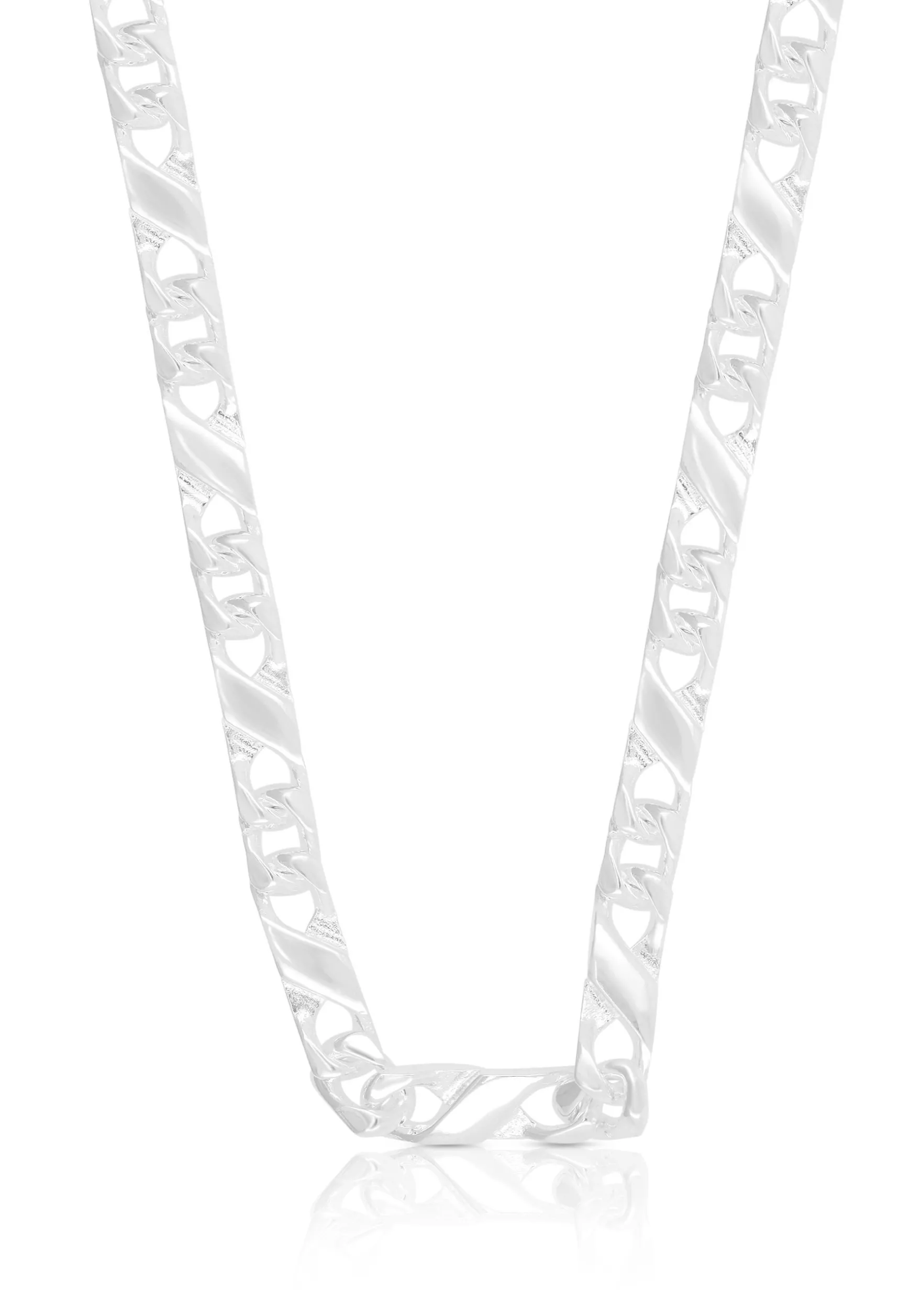 Collier 8er-Kette Silber 925, 5.6mm, 50cm
