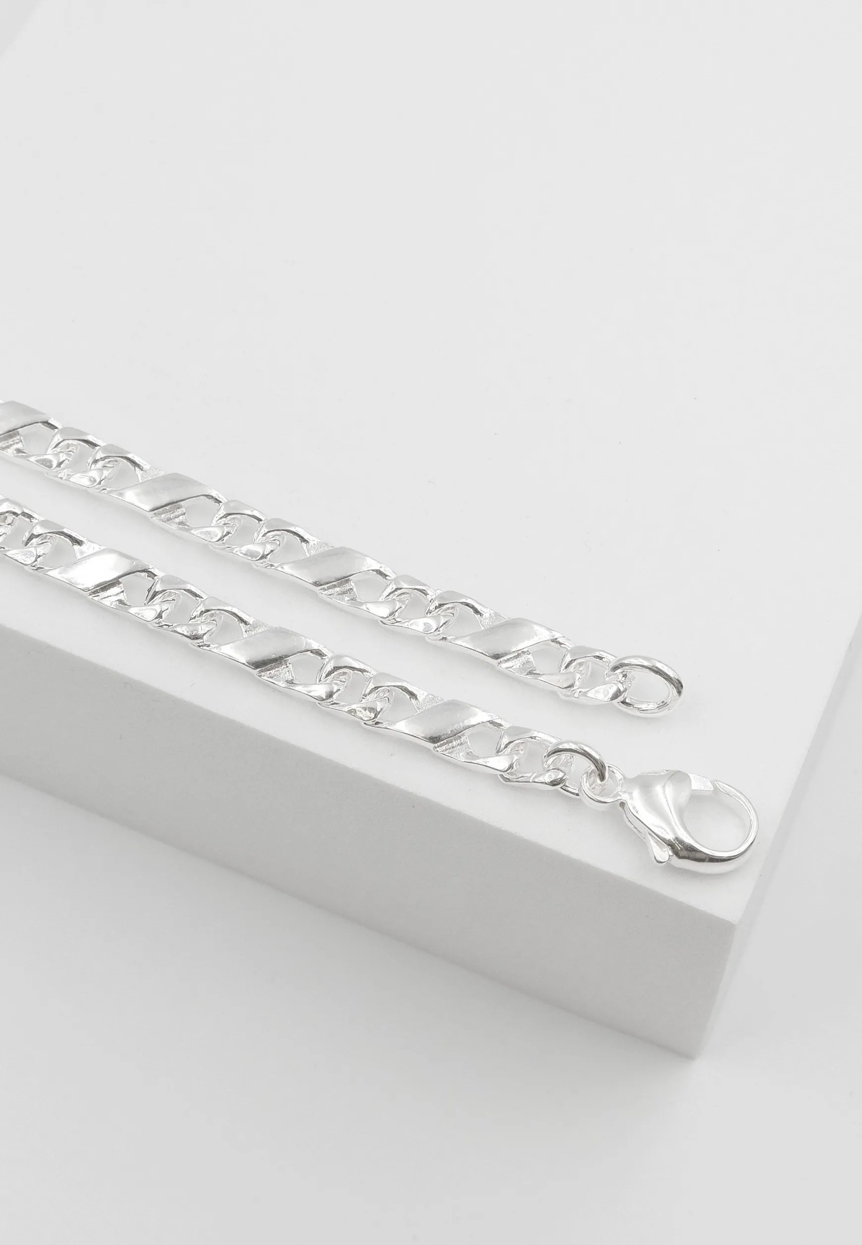 Collier 8er-Kette Silber 925, 5.6mm, 50cm