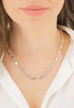 Collier 8er-Kette Silber 925, 5.6mm, 50cm