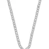 Collier 8er-Kette Weissgold 750, 3.3mm, 50cm