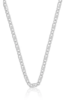 Collier 8er-Kette Weissgold 750, 3.8mm, 50cm