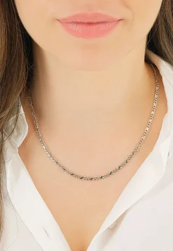 Collier 8er-Kette Weissgold 750, 3.3mm, 50cm