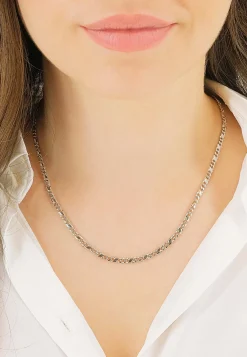 Collier 8er-Kette Weissgold 750, 3.8mm, 50cm