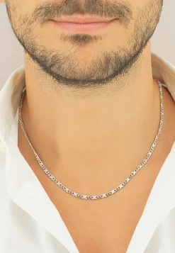 Collier 8er-Kette Weissgold 750, 3.3mm, 50cm