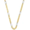 Collier Figaro Bicolor Gelbgold-/Weissgold 750, 2.9mm, 55cm