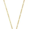 Collier Figaro Gelbgold 585, 1.8mm, 38cm