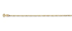 Collier Figaro Gelbgold 375, 1.8mm, 42cm