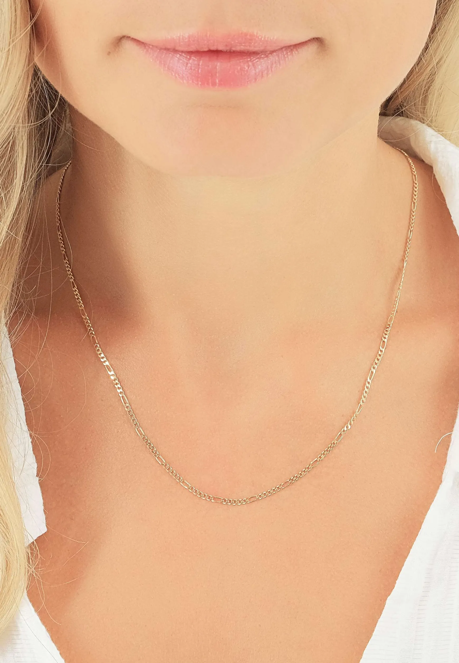Collier Figaro Gelbgold 750, 1.8mm, 36cm