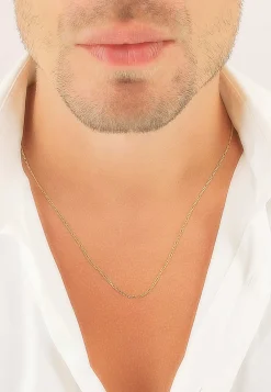 Collier Figaro Gelbgold 750, 1.5mm, 42cm