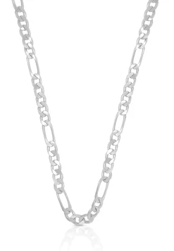 Collier Figaro Weissgold 750, 3.4mm, 50cm