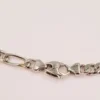 Collier Figaro Weissgold 750, 6mm, 50cm