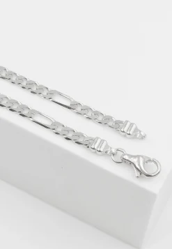 Collier Figaro Weissgold 750, 3.4mm, 50cm
