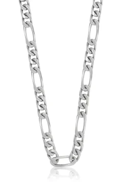 Collier Figaro Weissgold 750, 6mm, 50cm