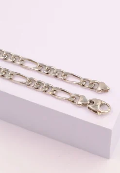 Collier Figaro Weissgold 750, 6mm, 50cm