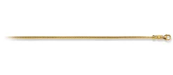 Collier Fuchsschwanz Gelbgold 750, 2mm, 45cm
