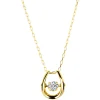 Collier 750/18K Gelbgold Diamant 0.09ct.