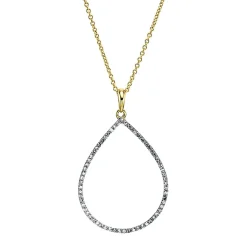 Collier 750/18K Gelbgold Diamant 0.25ct.