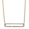 Collier 585/14K Gelbgold Diamant 0.13ct. 42 cm