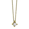 Collier 585/14K Gelbgold Diamant 0.2ct.