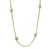 Collier 750/18K Gelbgold Diamant 0.87ct. 44 cm
