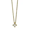 Collier 750/18K Gelbgold Diamant 0.07ct. 42 cm