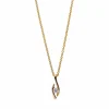 Collier 750/18K Gelbgold Diamant 0.1ct. 45 cm