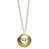 Collier 750/18K Gelbgold Diamant 0.08ct. 40 cm